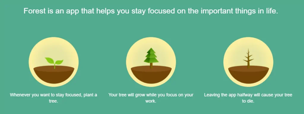 forest app screenshot