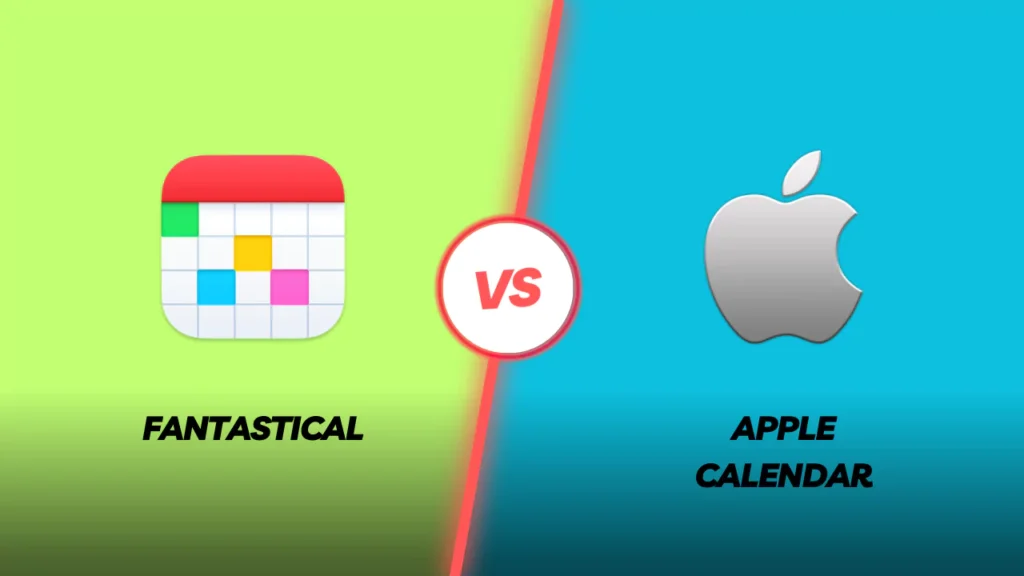 Fantastical vs Apple calendar compare