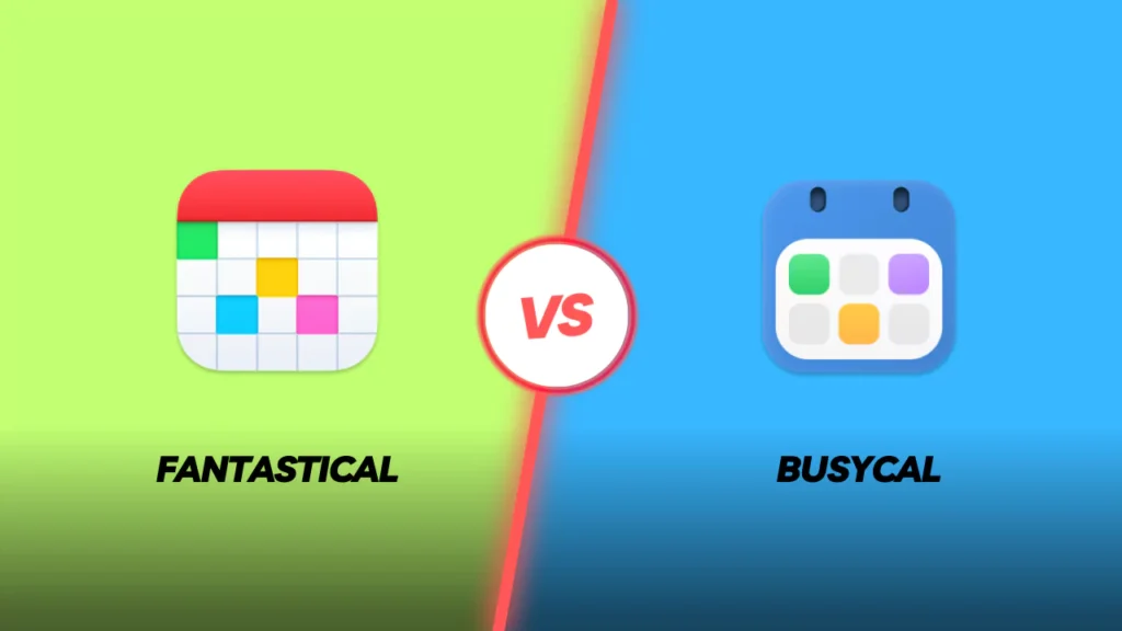 Fantastical vs Busycal